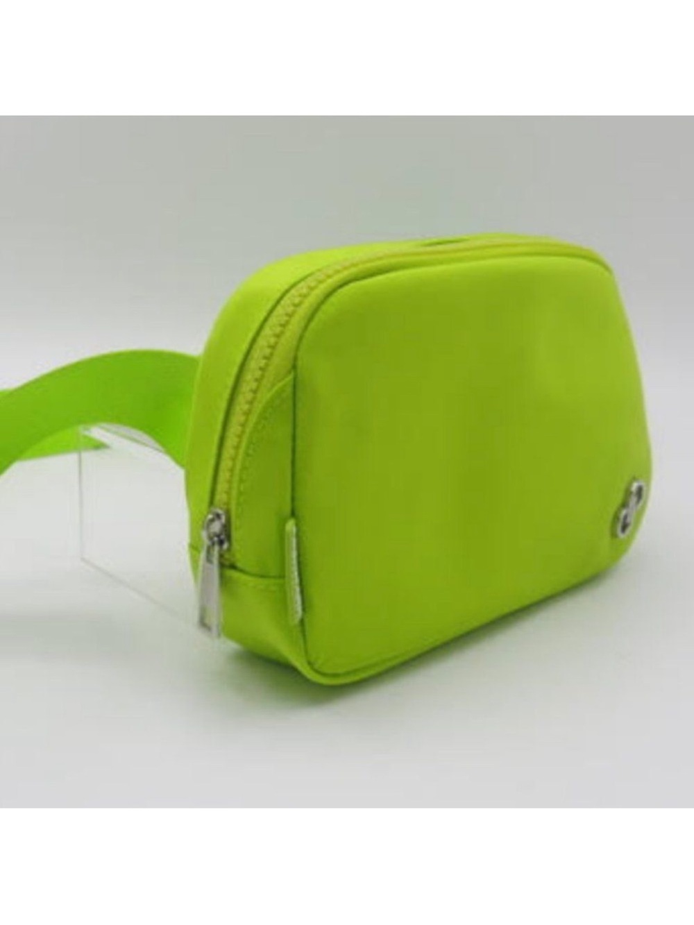 Poshmark Branded Neon Green Women's Belt Bag - Lightweight Waist Pack - Picture 2 of 3